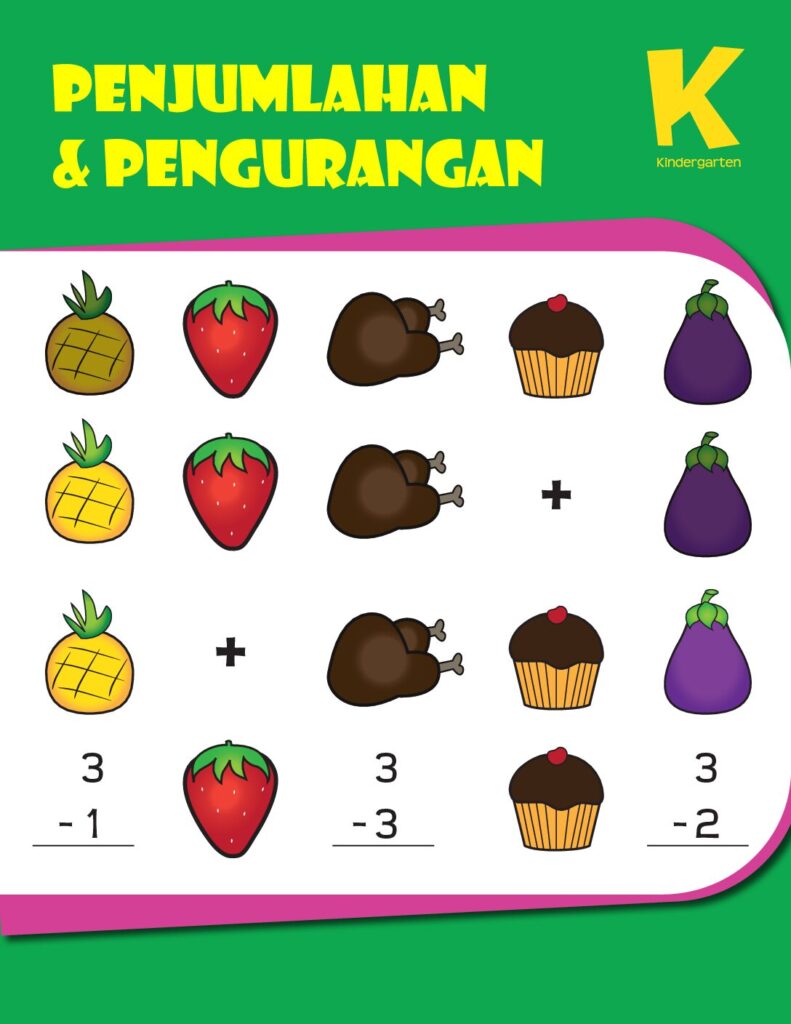 thumbnail of Latihan Matematika Gambar Penjumlahan Dan Pengurangan
